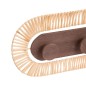 PERCHA PARED DECOR.RATTAN/MDF 4 POMOS