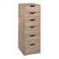 CAJONERA AUX. 6 CAJONES 38X33XH.100 CM.