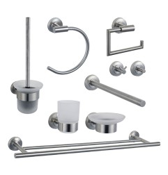 ACC. BAÑO INOX. TOALLERO DOBLE HABITEX