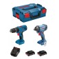 KIT GSB 18V-21 + GDR 18V-160 BOSCH 18V 2X2AH