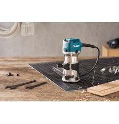 FRESADORA MAKITA RT0702CX2J 2 BASES + MALETA