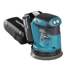 LIJADORA ROTORBITAL MAKITA DBO180RFE 125MM 18V 2X3.0AH