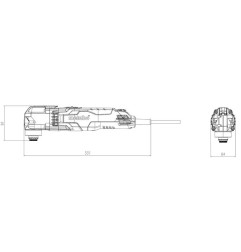 HERRAMIENTA MULTIFUNCIÓN METABO MT 400