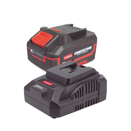 KIT BATERÍA 18V 4AH Y CARGADOR RATIO