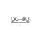 GUIA TELESCOPICA SOFT-PUSH GC11 ZINCADA 45MM