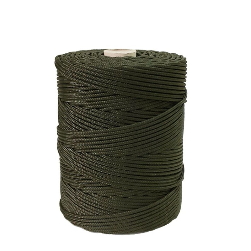 CORDÓN POLIPROPILENO TRENZADO RIEL 3MM KAKI CORDÓN POLIPROPILENO TRENZADO RIEL 3MM KAKI