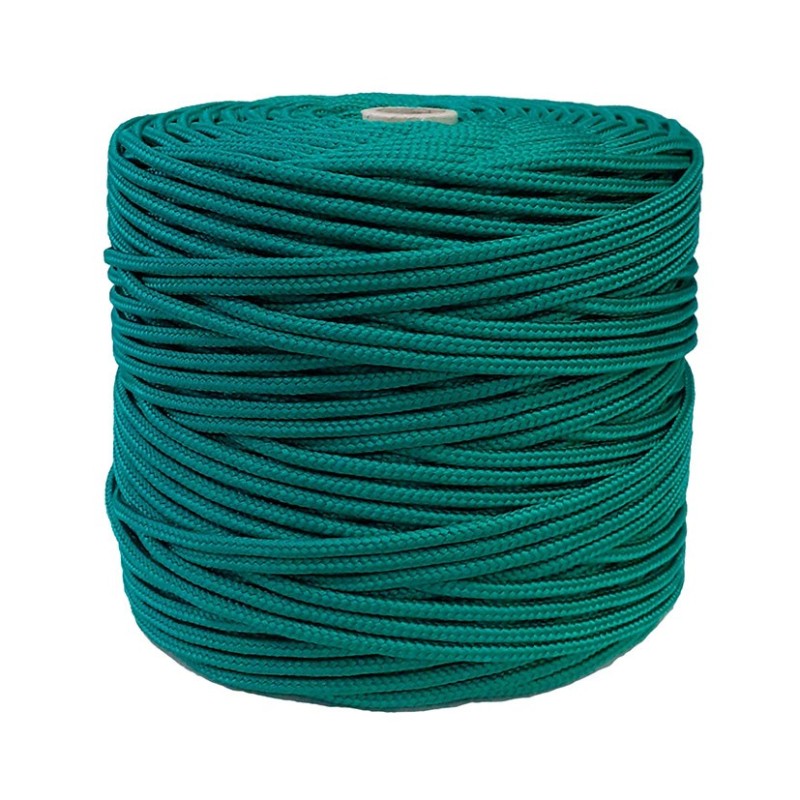 CUERDA POLIPROP. TRENZ. 5 MM VERDE EHS