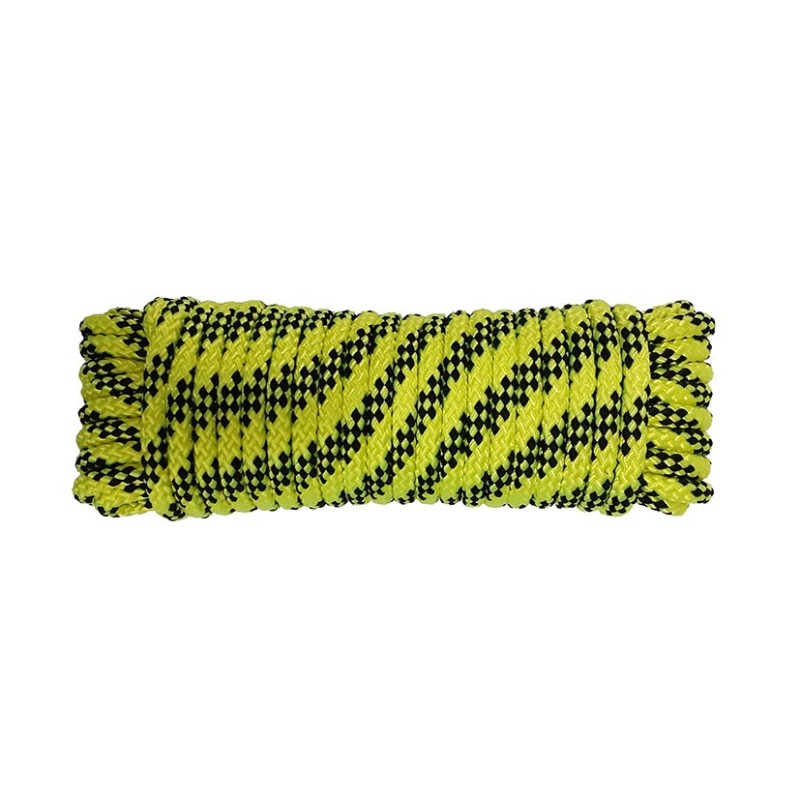 DRIZA 6MM AMARILLO FLUOR/NEGRO DRIZA 6MM AMARILLO FLUOR/NEGRO