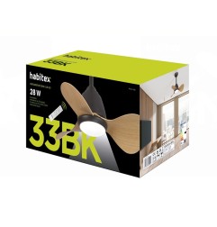 VENTILADOR TECHO LED HABITEX 33