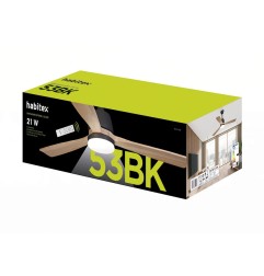 VENTILADOR TECHO LED HABITEX 53