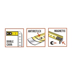 FLEXÓMETRO PROTECT PRO MAGNETIC 25MM