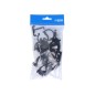 PACK 10 ABRAZADERAS M-32 NYLON NEGRA