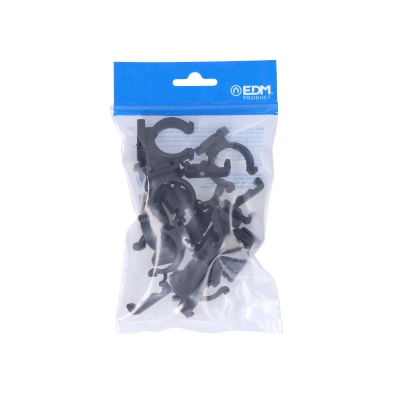 PACK 10 ABRAZADERAS M-25 NYLON NEGRA