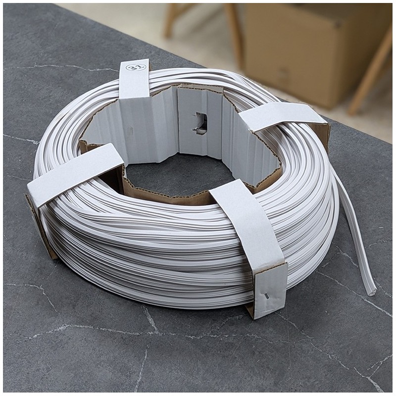 BURLETE JUNTA AISLANTE PVC N9P/B BLANCO 75M