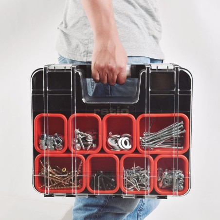 ORGANIZADOR DOBLE CARA 39X32.5X16.3CM.