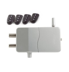 CERRADURA INVISIBLE PLATEADA ARREGUI CON ALARMA
