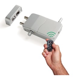 CERRADURA INVISIBLE PLATEADA ARREGUI CON ALARMA