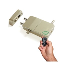 CERRADURA INVISIBLE DORADA ARREGUI CON ALARMA
