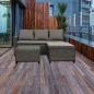 SET JARDIN NILO RATTAN 3 PIEZAS