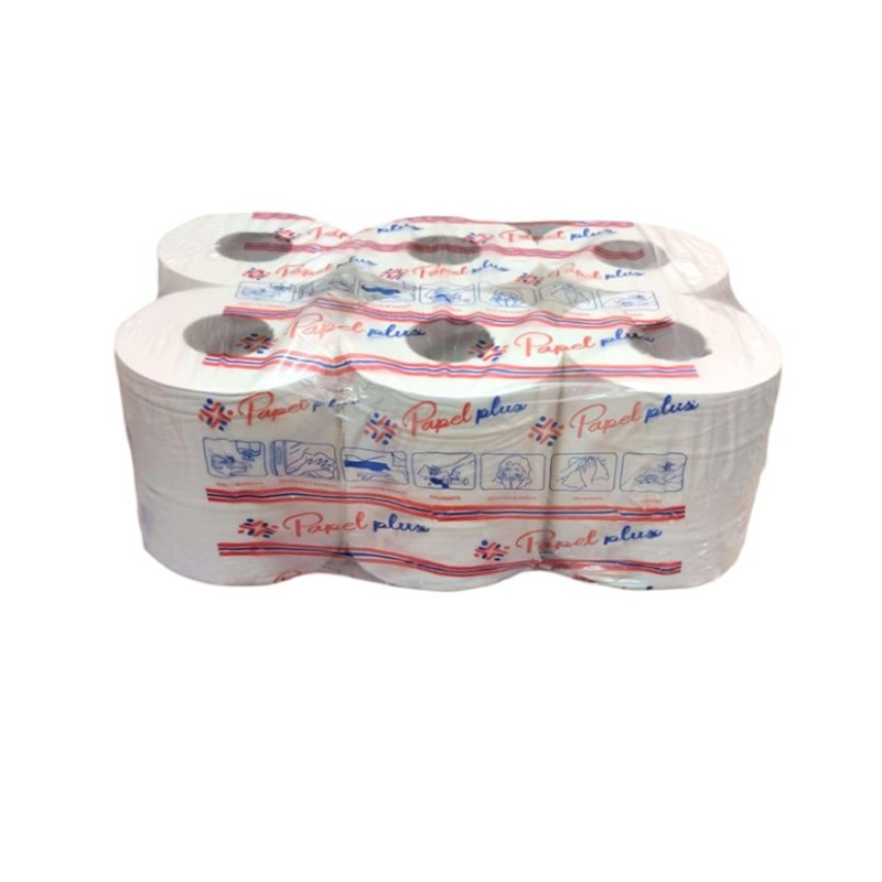PAPEL SECAMANOS LISO 1100GR  6 ROLLOS