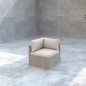 SET RINCONERA RATÁN 2 SOFÁS + RINCONERA + MESA