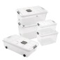 CAJA PLAST. 55L. PLATA 59X40X35 CM.