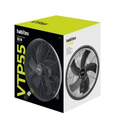 VENTILADOR PARED VTP55M CON MANDO HABITEX