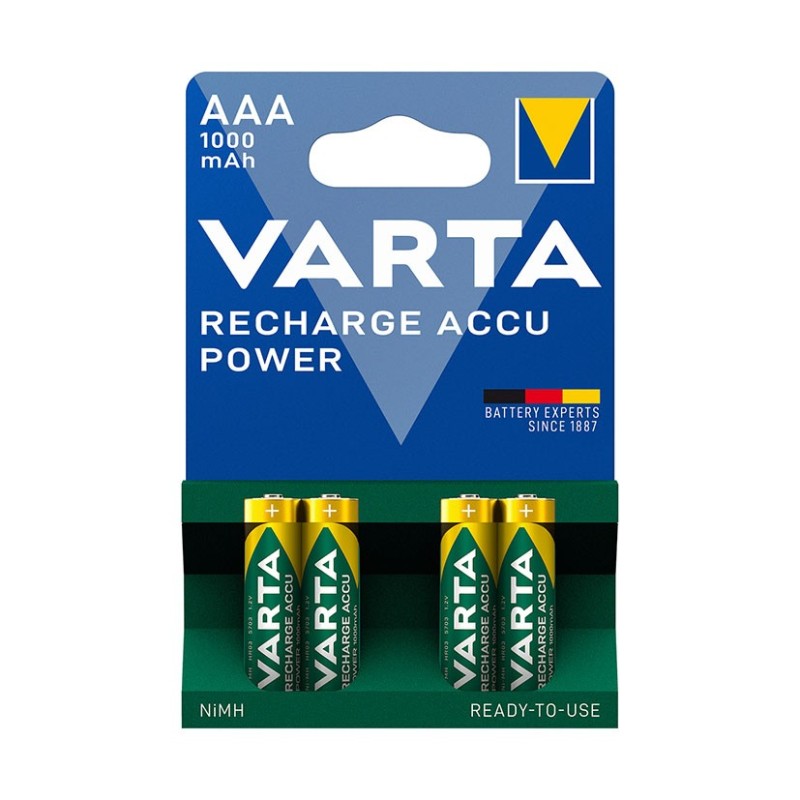 BL.4 PILAS REC.AAA 1000 MAH READY TO USE