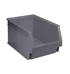 CAJAS PLÁSTICAS APILABLES GRIS