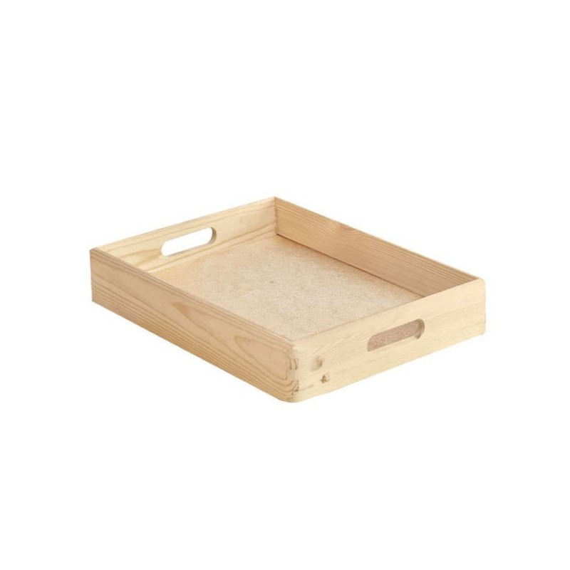 CAJA MADERA DE PINO 40X30X7CM