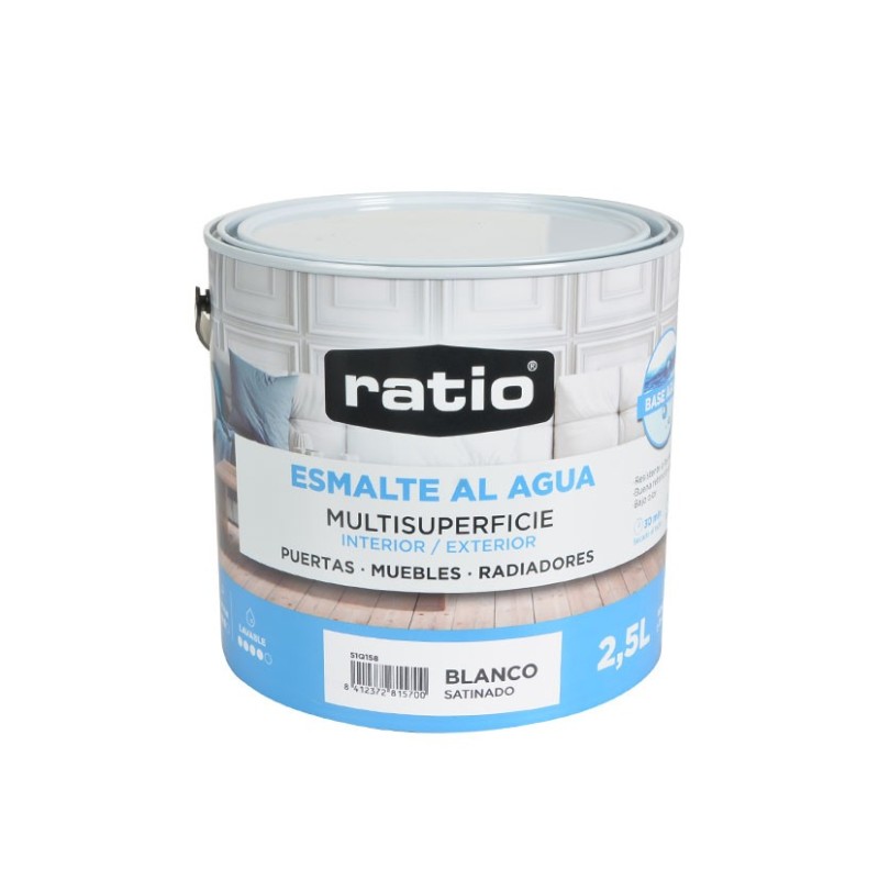 ESMALTE ACRÍLICO SATINADO BLANCO MULTISUPERFICIE ESMALTE ACRÍLICO SATINADO BLANCO MULTISUPERFICIE