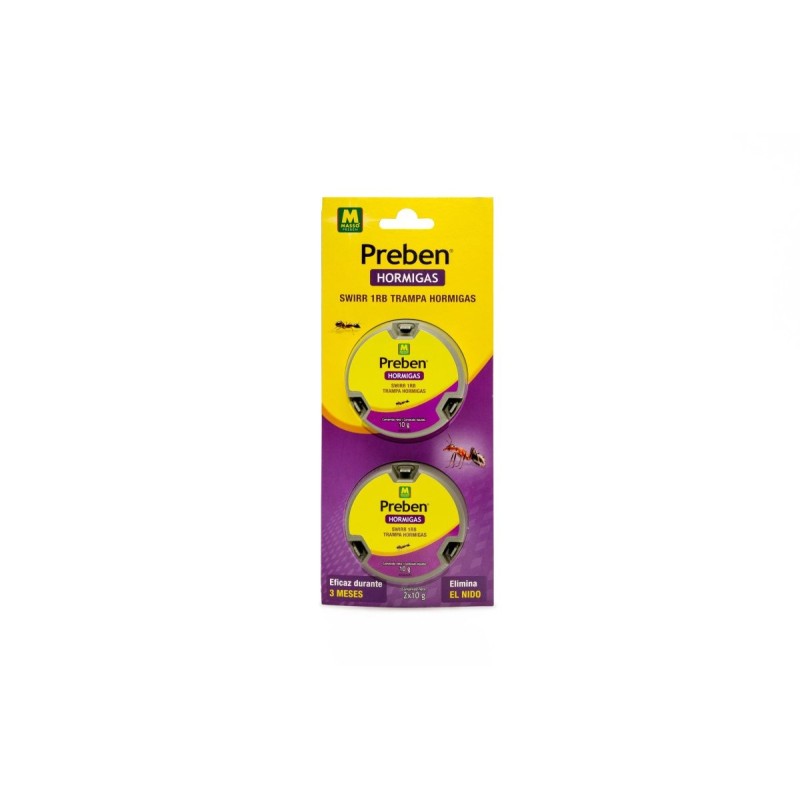 TRAMPA CEBO HORMIGAS 2X10GR PREBEN TRAMPA CEBO HORMIGAS 2X10GR PREBEN