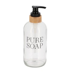 DOSIFICADOR JABÓN TRANSPARENTE 500ML