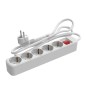 BASE MULTIPLE CON INTERRUPTOR  T/T CABLE 1,5M