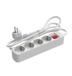 BASE MULTIPLE CON INTERRUPTOR  T/T CABLE 1,5M