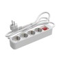 BASE MULTIPLE CON INTERRUPTOR  T/T CABLE 1,5M