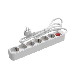 BASE MULTIPLE CON INTERRUPTOR  T/T CABLE 1,5M