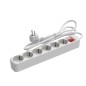 BASE MULTIPLE CON INTERRUPTOR  T/T CABLE 1,5M