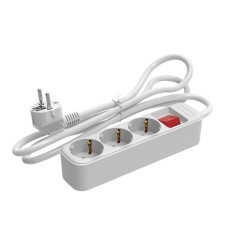 BASE MULTIPLE CON INTERRUPTOR T/T CABLE 3M