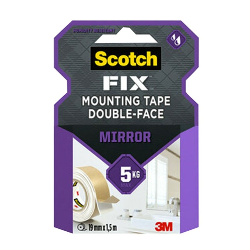 CINTA DOBLE CARA MIRROR MOUNTING 19MMX1,5M