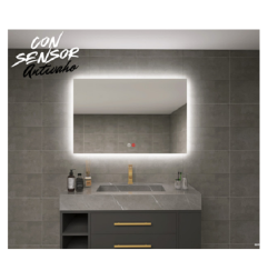 ESPEJO BAÑO 80X80CM ANTIVAHO REGULACION INTENSIDAD