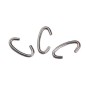 CLIPS ACERO INOXIDABLE PARA POSTES PERFIL 48MM 100UNIDADES