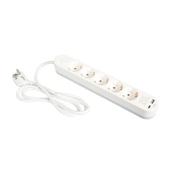 BASE CON INTERRUPTOR USB A + C DUOLEC