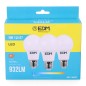KIT 3 BOMBILLAS STANDARD LED E27 10W 932LM 6400K LUZ FRIA KIT 3 BOMBILLAS STANDARD LED E27 10W 932LM 6400K LUZ FRIA