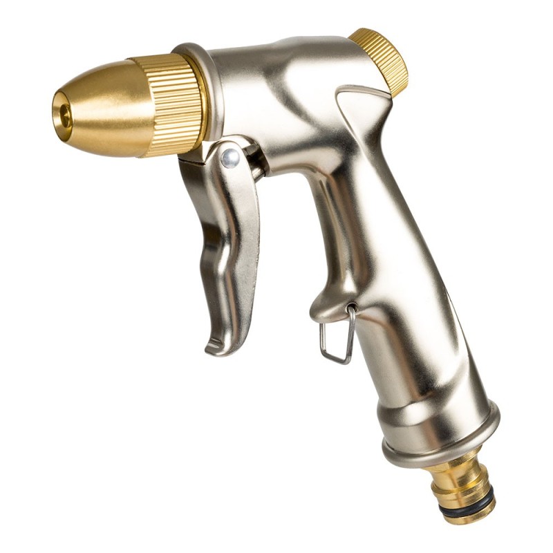 PISTOLA DE RIEGO DE 2 FUNCIONES DE LATÓN BRASS