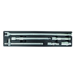 CAJA HERRAMIENTAS METALICA 63 PIEZAS 5 COMPARTIMENTOS