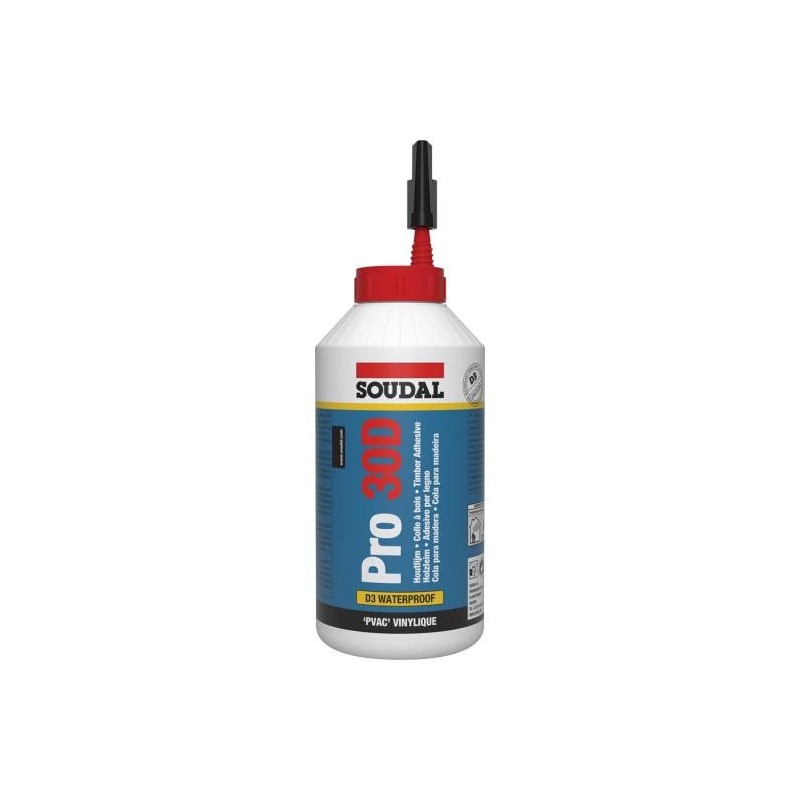 COLA MADERA D3 PRO30D 750ML SOUDAL