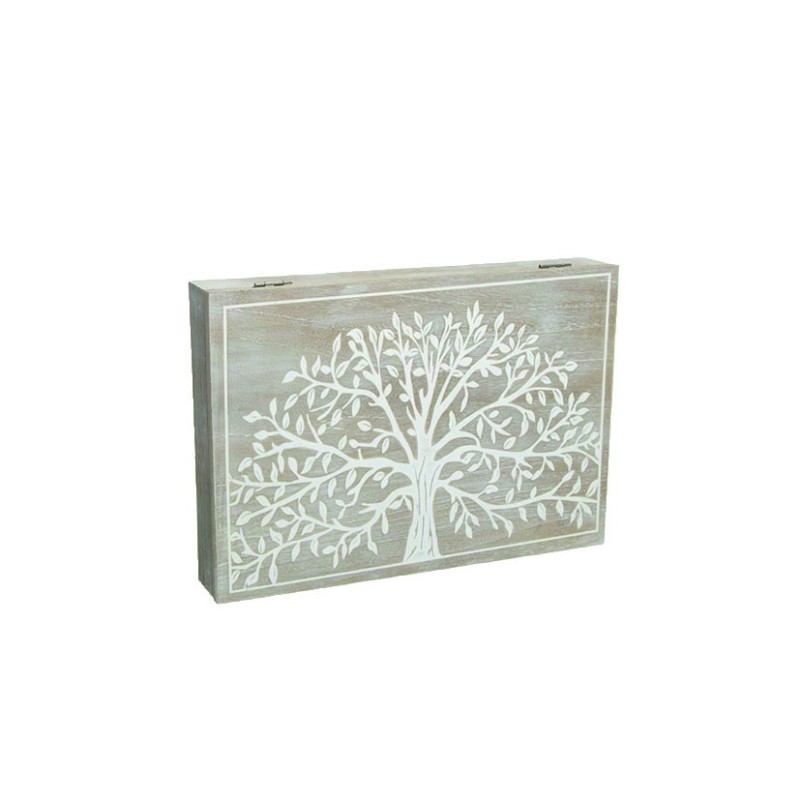 TAPA CONTADOR MADERA ARBOL DE LA VIDA