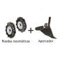 KIT RUEDAS + APORCADOR MOTOAZADAS