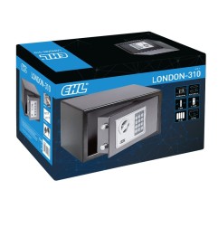 CAJA FUERTE SOBREPONER 31X20X20CM LONDON